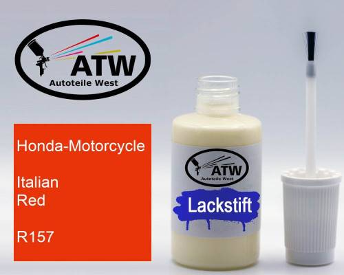 Honda-Motorcycle, Italian Red, R157: 20ml Lackstift, von ATW Autoteile West.